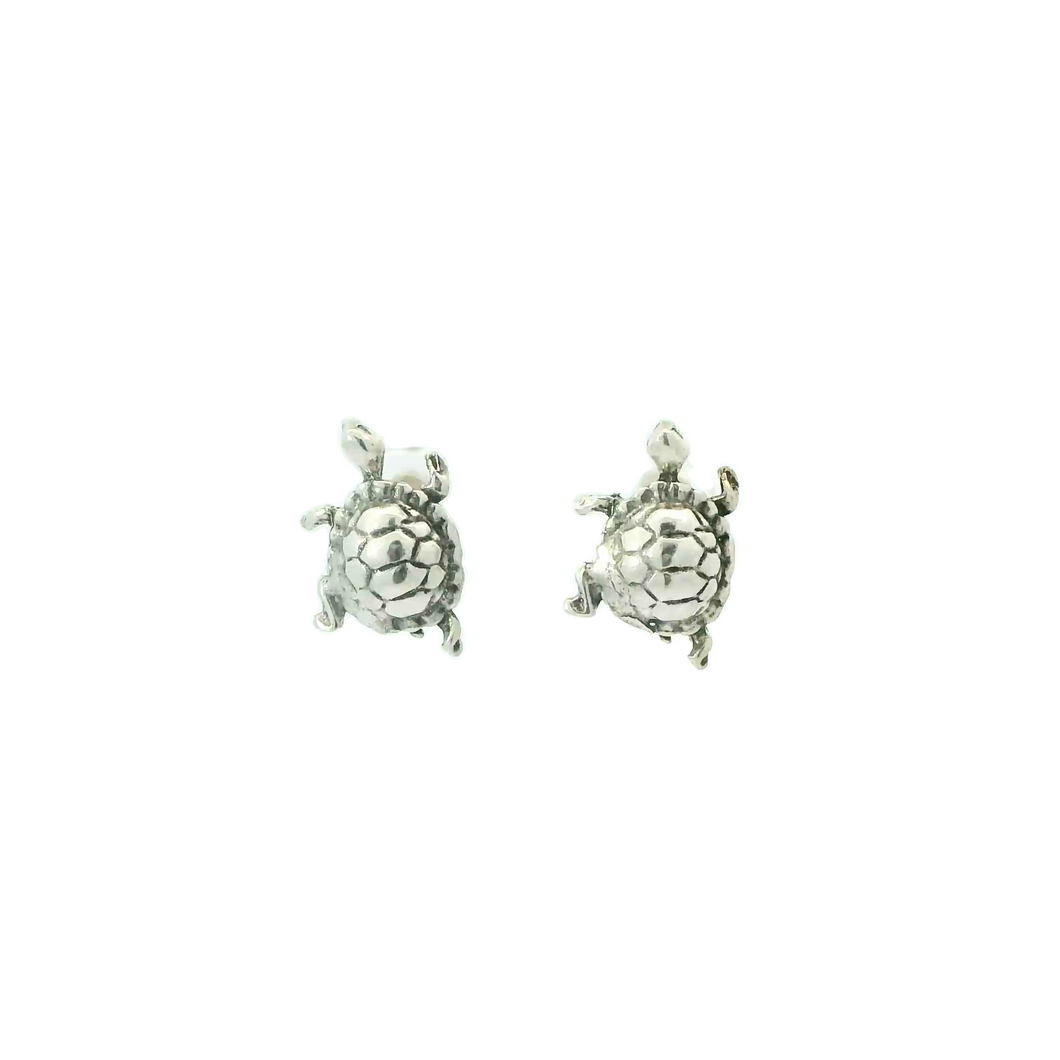 TURTLE STERLING SILVER EARRINGS