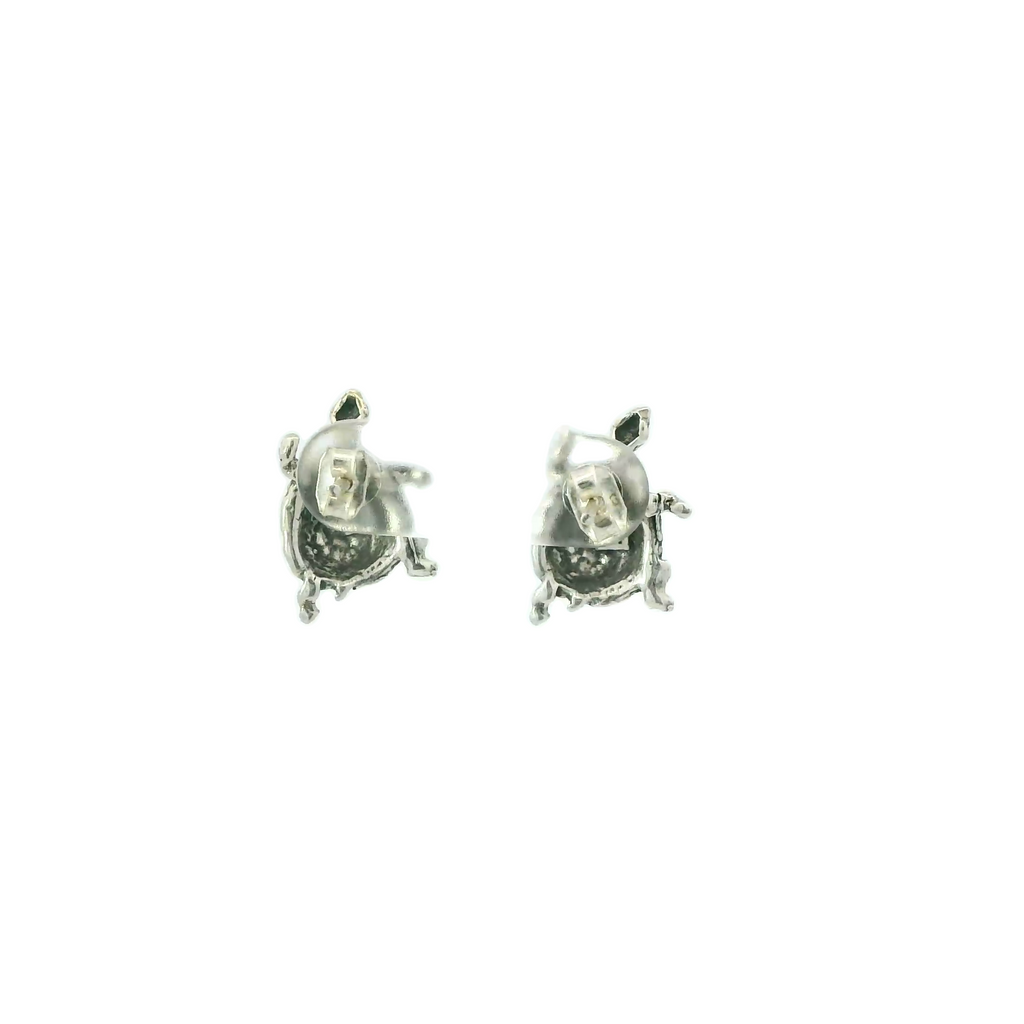 TURTLE STERLING SILVER EARRINGS
