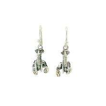 Load image into Gallery viewer, LOBSTER STERLING SILVER EARRINGS