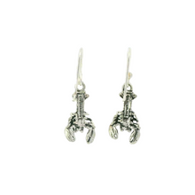 Load image into Gallery viewer, LOBSTER STERLING SILVER EARRINGS