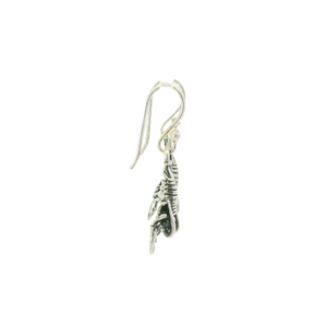 LOBSTER STERLING SILVER EARRINGS