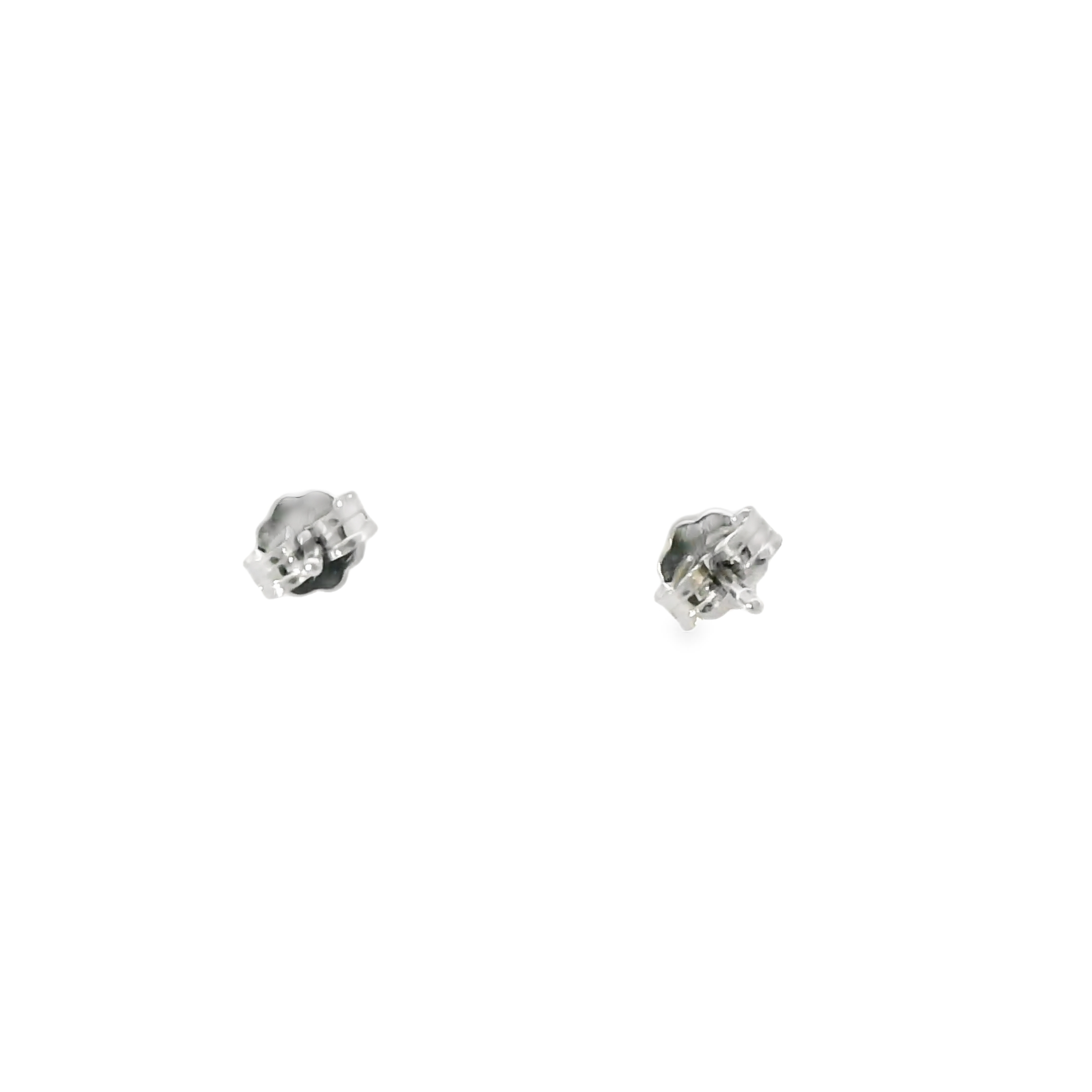TINY PEARL STERLING SILVER EARRINGS (ROUND)