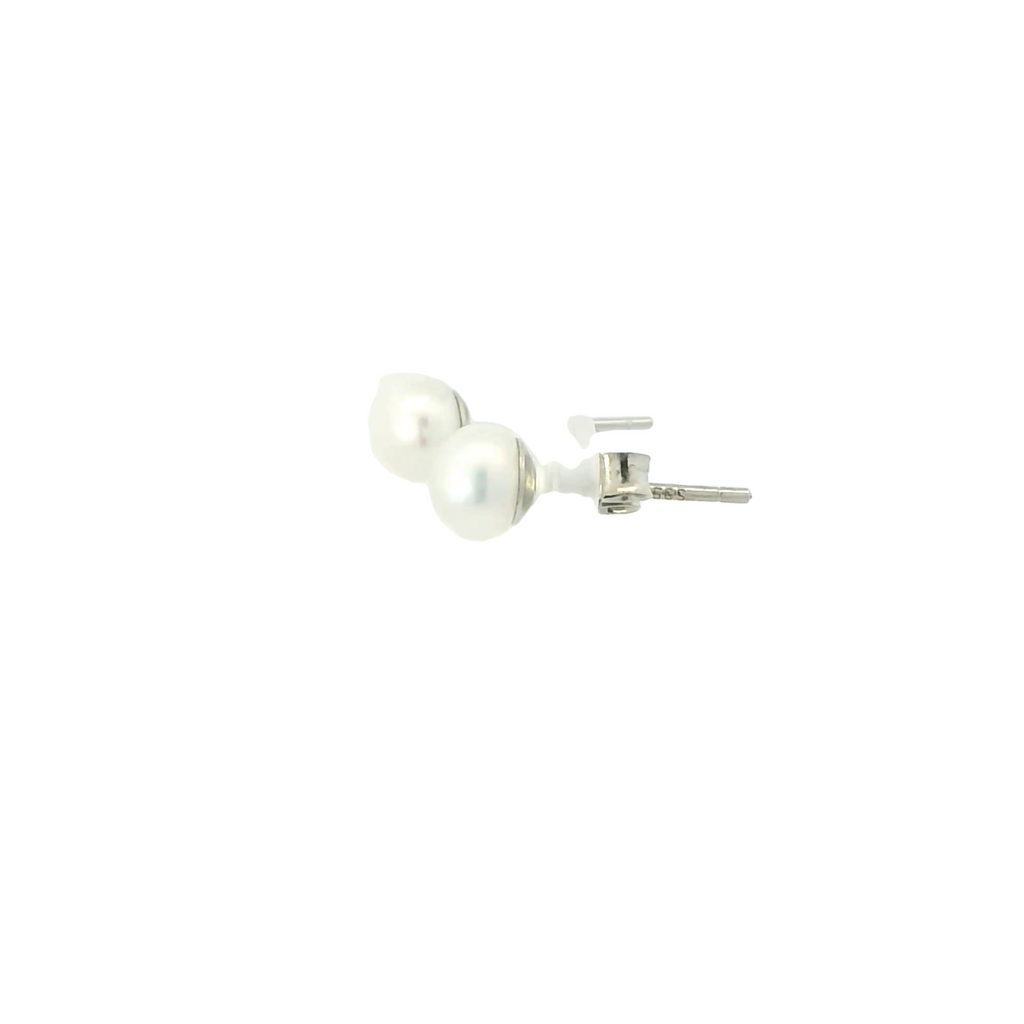 STERLING SILVER PEARL EARRINGS