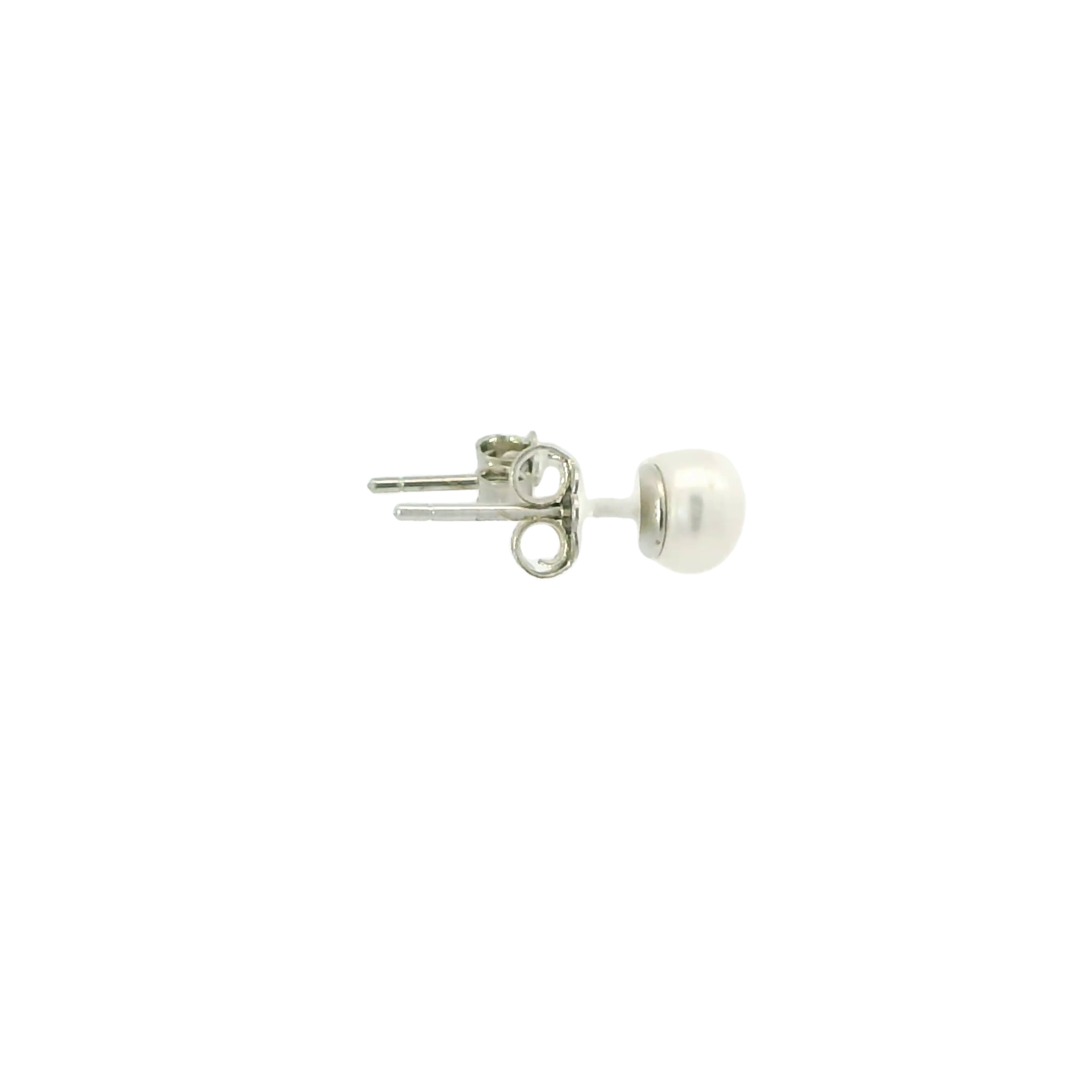 STERLING SILVER PEARL EARRINGS