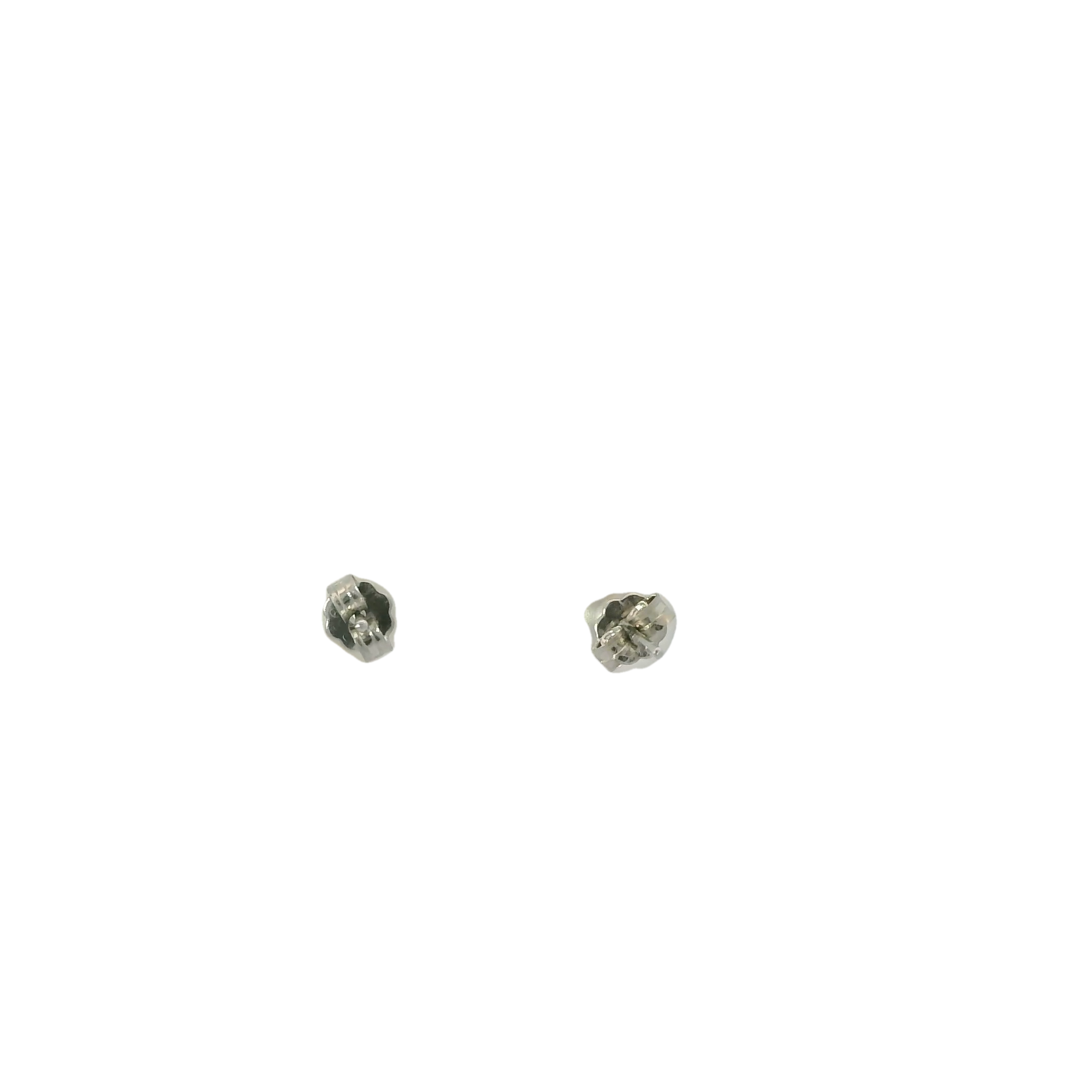 STERLING SILVER PEARL EARRINGS (ROUND)