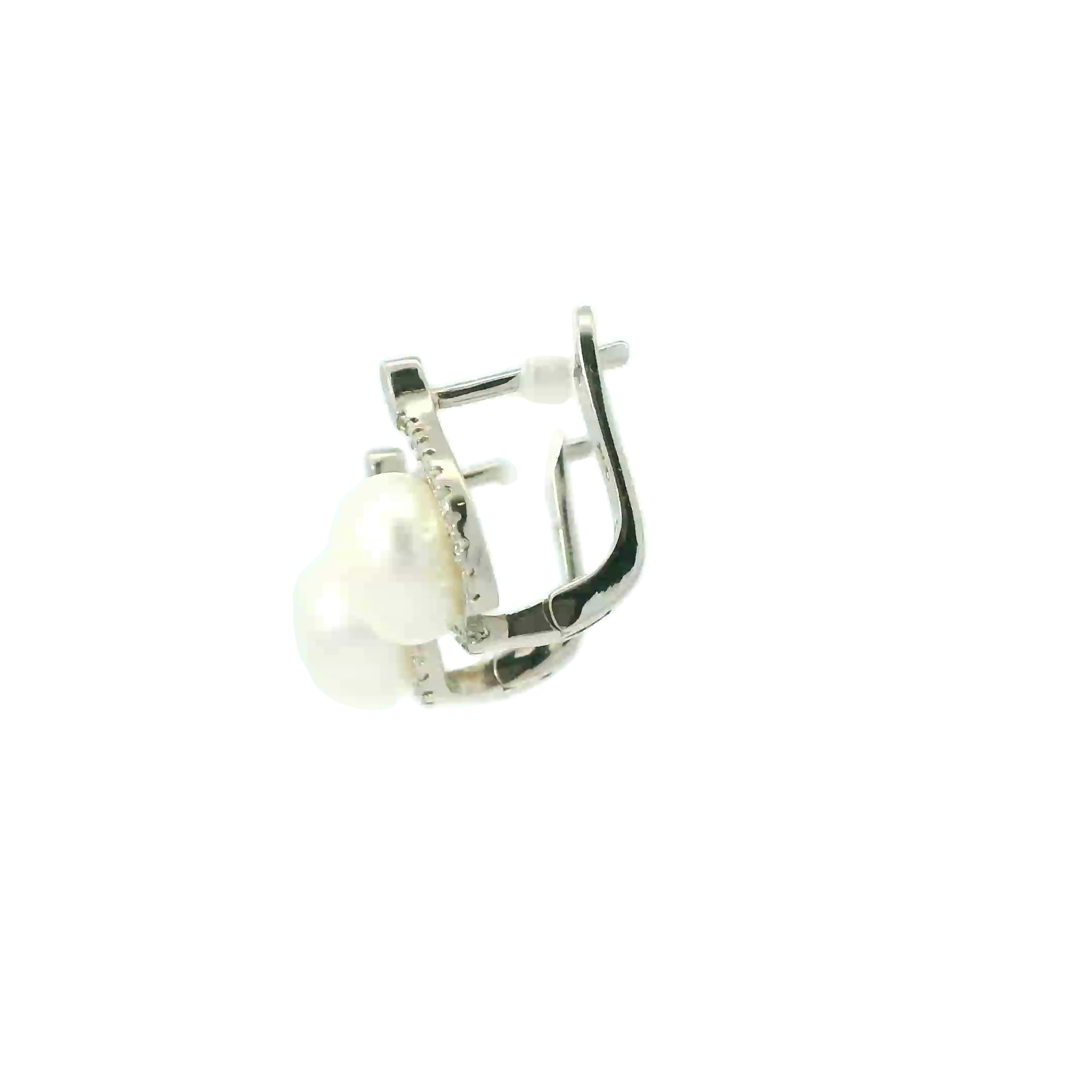 STERLING SILVER PEARL EARRINGS