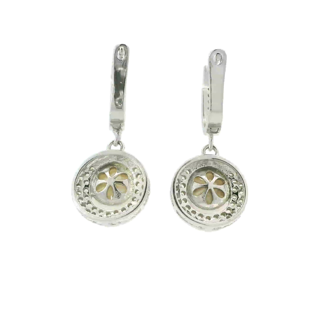 STERLING SILVER PEARL EARRINGS
