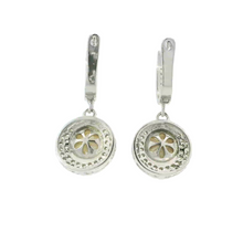 Load image into Gallery viewer, STERLING SILVER PEARL EARRINGS