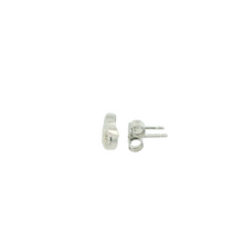 Load image into Gallery viewer, WHITE CUBIC ZIRCONIA STERLING SILVER EARRINGS (INFINITY)