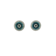 Load image into Gallery viewer, EVIL EYE EARRINGS