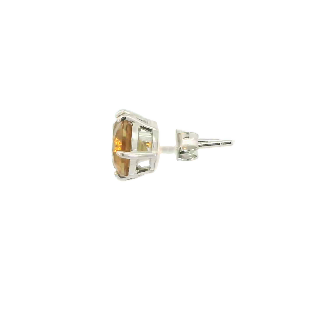 ZULTANITE COLOR CHANGING STERLING SILVER EARRINGS (ROUND)