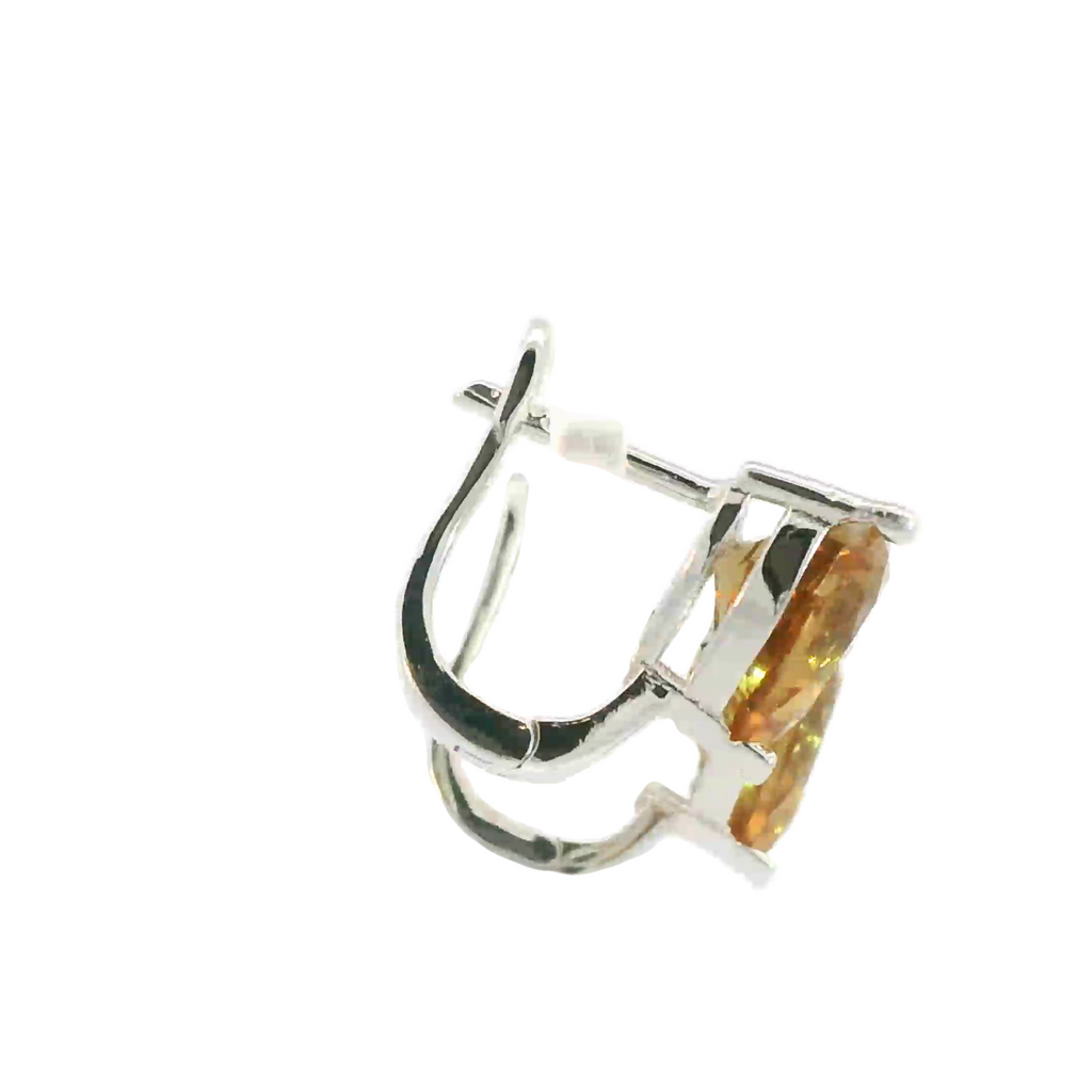 ZULTANITE COLOR CHANGING STERLING SILVER HEART EARRINGS