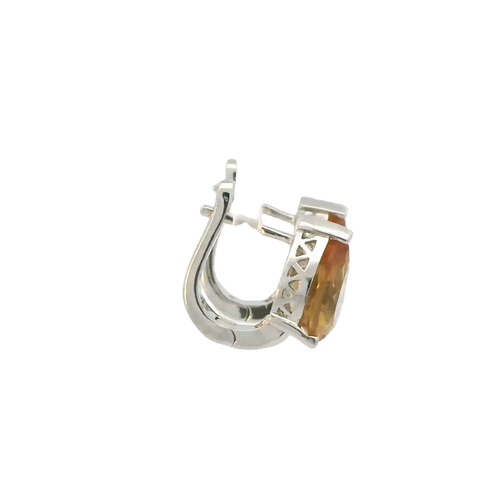 ZULTANITE COLOR CHANGING EARRINGS, STERLING SILVER (PEAR SHAPE)