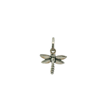 Load image into Gallery viewer, DRAGONFLY STERLING SILVER PENDANT