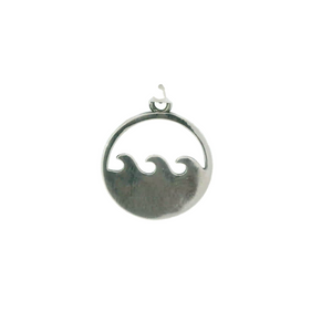 WAVE STERLING SILVER PENDANT