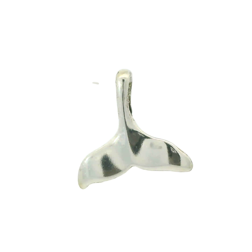 WHALE TAIL STERLING SILVER PENDANT