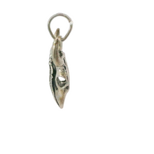 Load image into Gallery viewer, BULL SKULL STERLING SILVER PENDANT