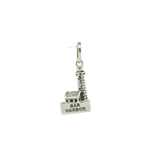 LIGHTHOUSE BAR HARBOR STERLING SILVER PENDANT