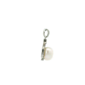 STERLING SILVER PEARL PENDANT