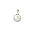 STRELING SILVER PEARL PENDANT