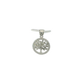 CUBIC ZIRCONIA STERLING SILVER PENDANT (TREE OF LIFE)