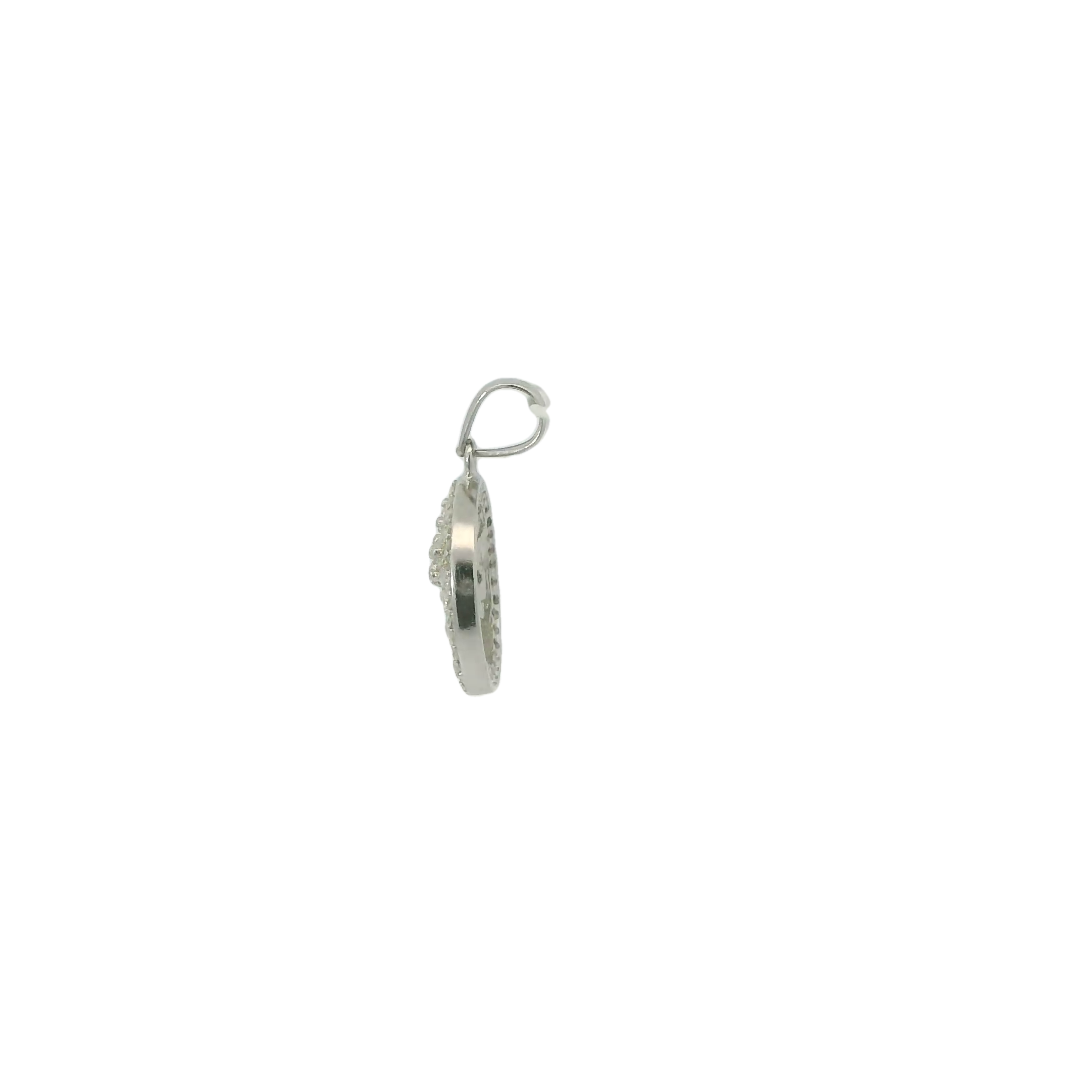 CUBIC ZIRCONIA STERLING SILVER PENDANT (TREE OF LIFE)