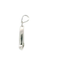 Load image into Gallery viewer, WHITE CUBIC ZIRCONIA STERLING SILVER PENDANT (SAILBOAT)