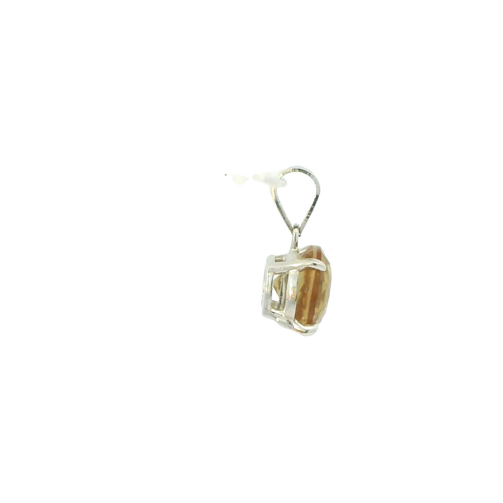 ZULTANITE COLOR CHANGING CUBIC ZIRCONIA STERLING SILVER PENDANT (ROUND)