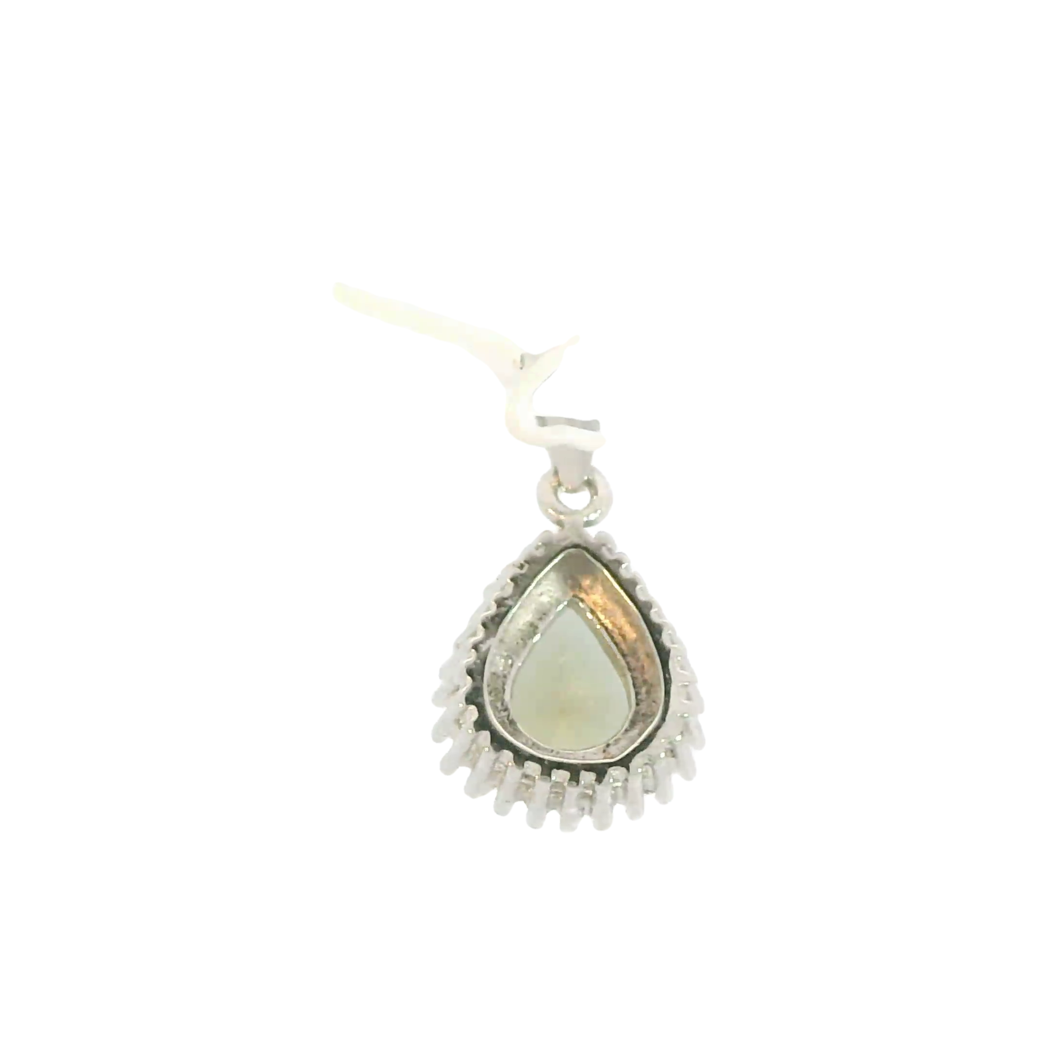 ZULTANITE PENDANT, CUBIC ZIRCONIA STERLING SILVER,T(OVAL PEAR)