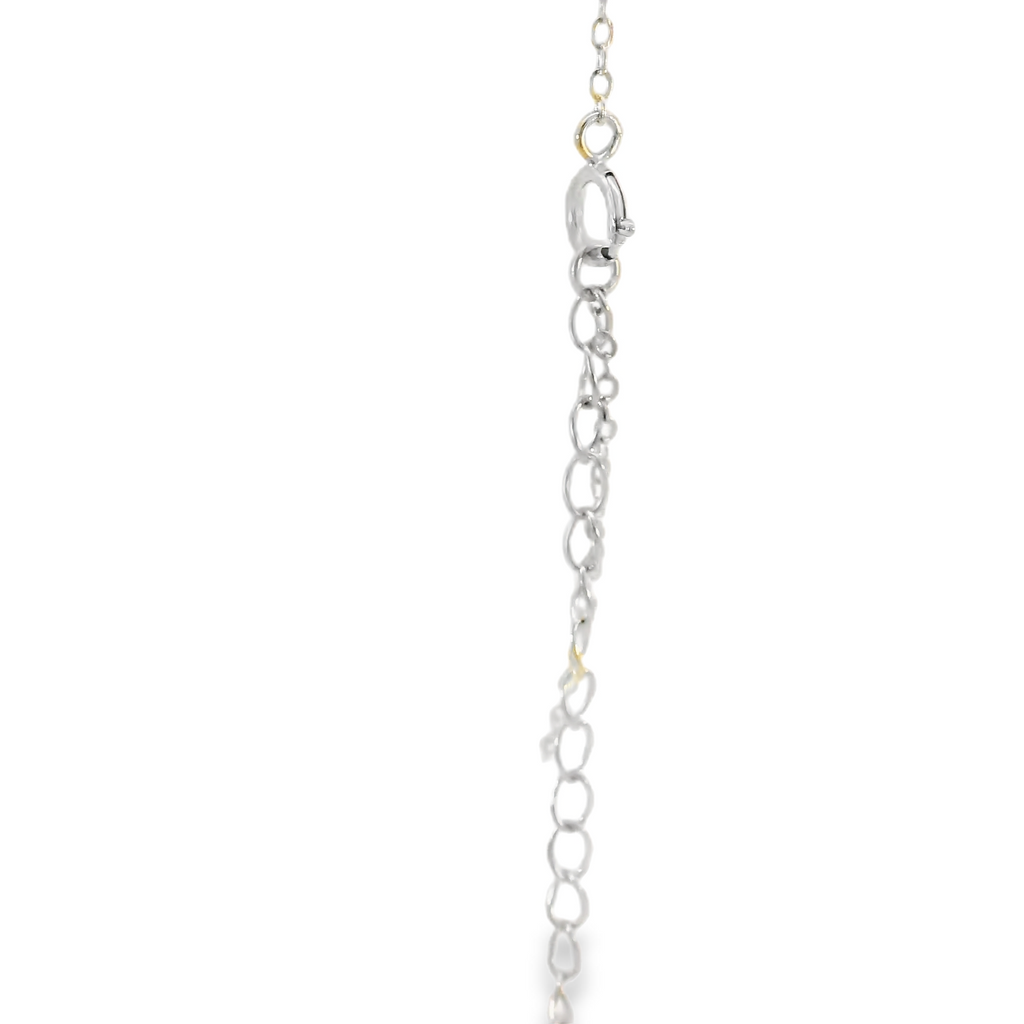 CUBIC ZIRCONIA STERLING SILVER BRACELET (TREE OF LIFE)