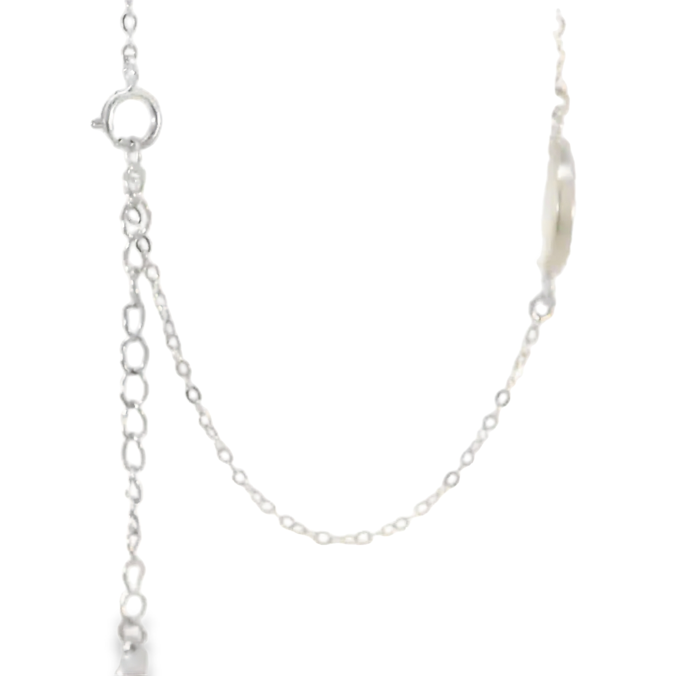 CUBIC ZIRCONIA STERLING SILVER BRACELET (TREE OF LIFE)