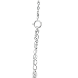 CUBIC ZIRCONIA STERLING SILVER BRACELET (BUTTERFLY)