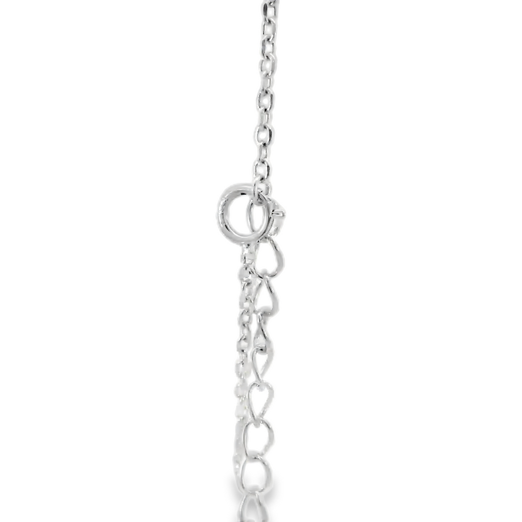 CUBIC ZIRCONIA STERLING SILVER BRACELET (BUTTERFLIES)