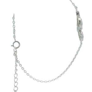 CUBIC ZIRCONIA STERLING SILVER BRACELET (BICYCLE)