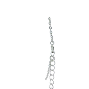 CUBIC ZIRCONIA STERLING SILVER BRACELET (BICYCLE)