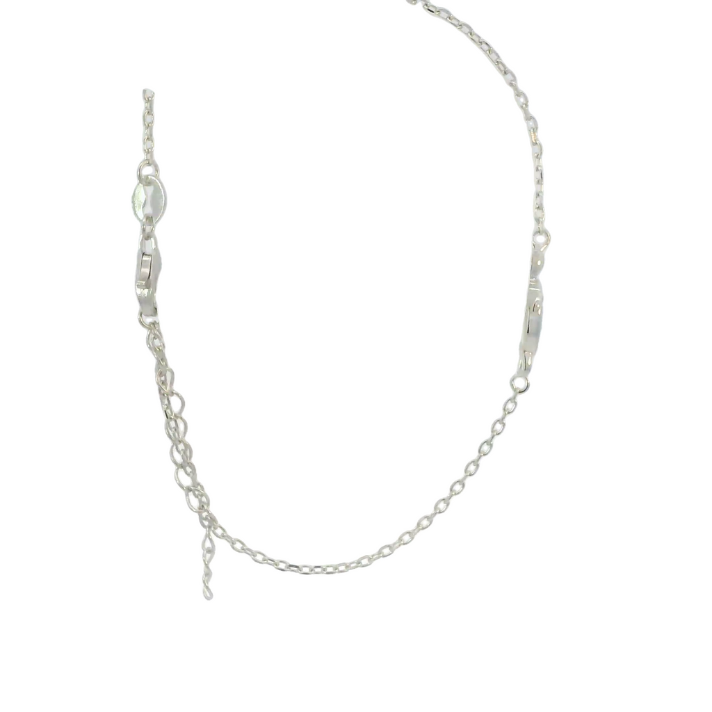 Sterling Silver lab opal bracelet (Turtle)