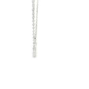 CUBIC ZIRCONIA STERLING SILVER NECKLACE (BUTTERFLY)