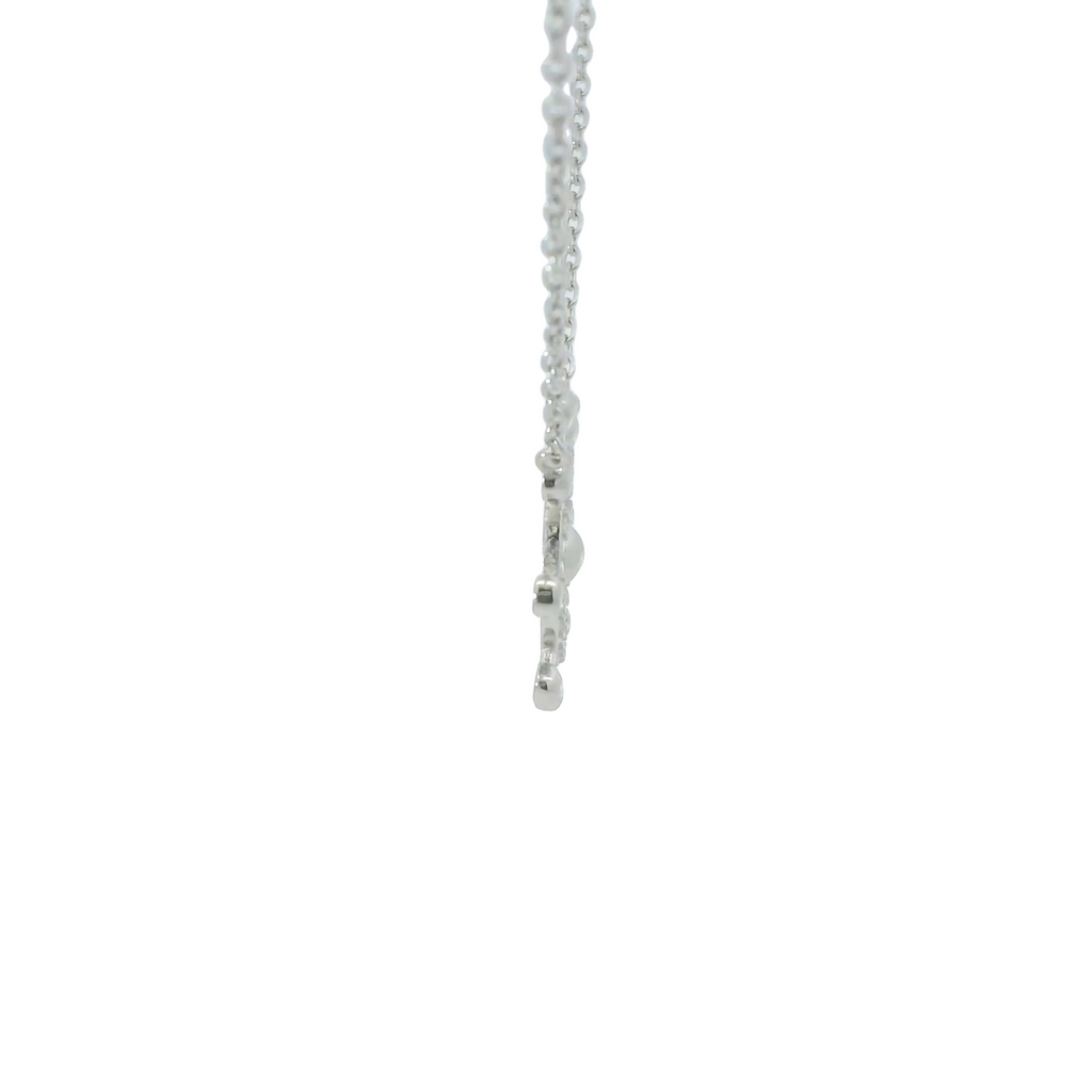 Sterling silver cubic zirconia necklace (Helm)