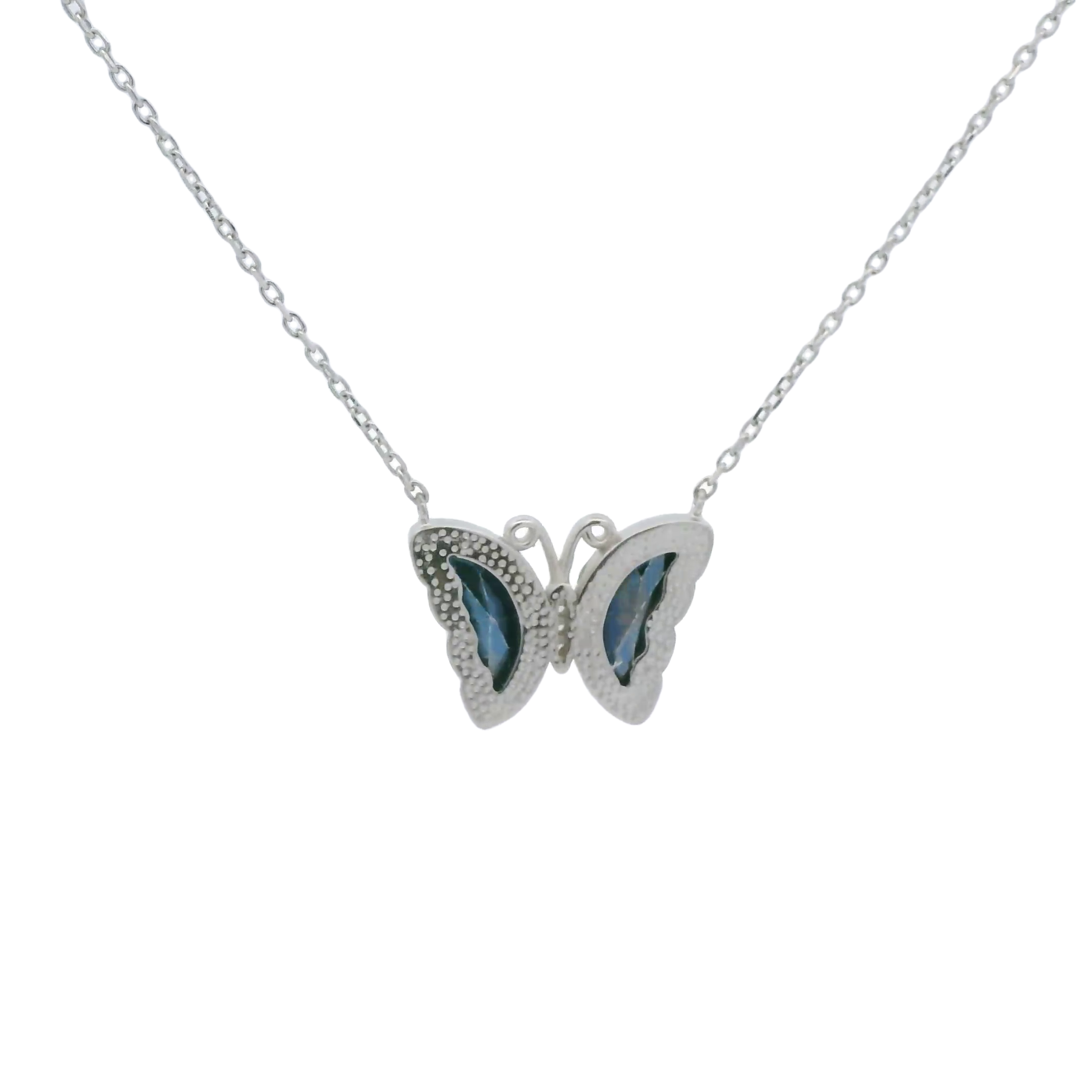 Cubic zirconia necklace (Butterfly)