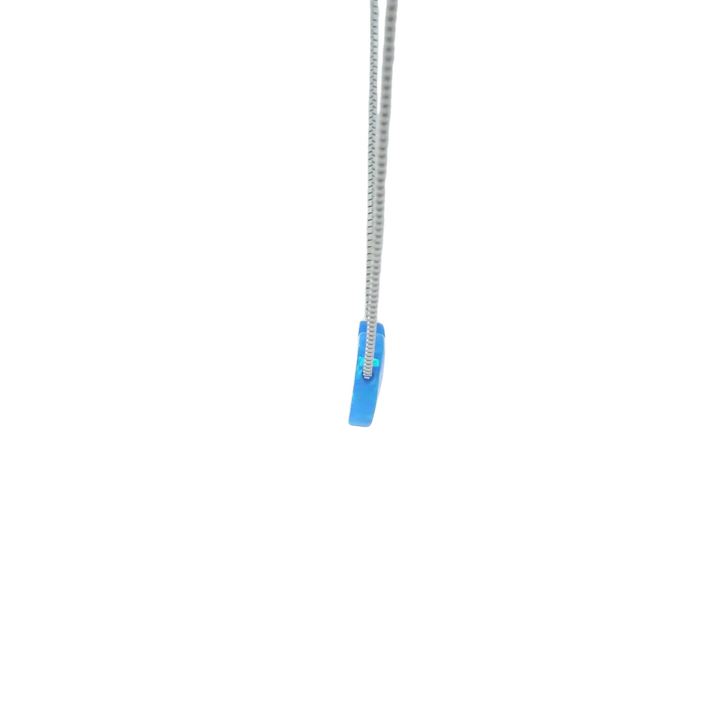Sterling silver lap opal necklace (Heart)