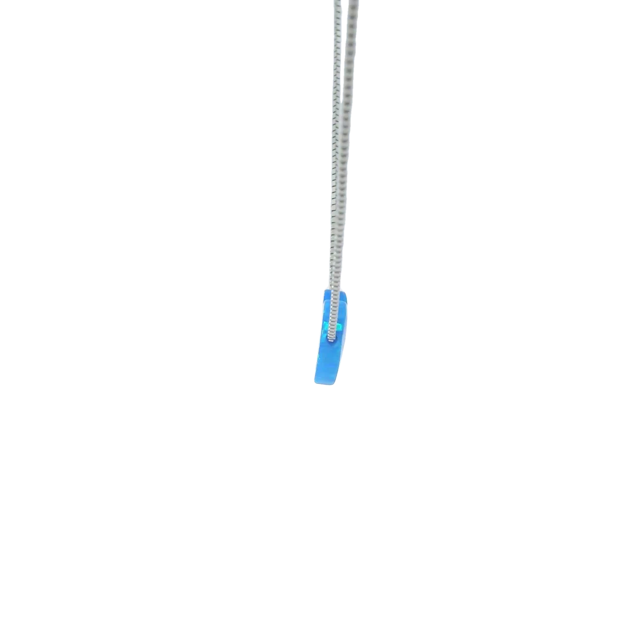 Sterling silver lap opal necklace (Heart)
