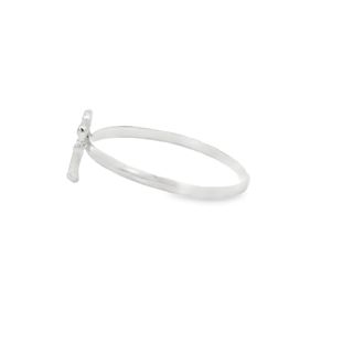 Cross Sterling silver ring