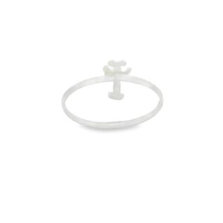 Cross Sterling silver ring