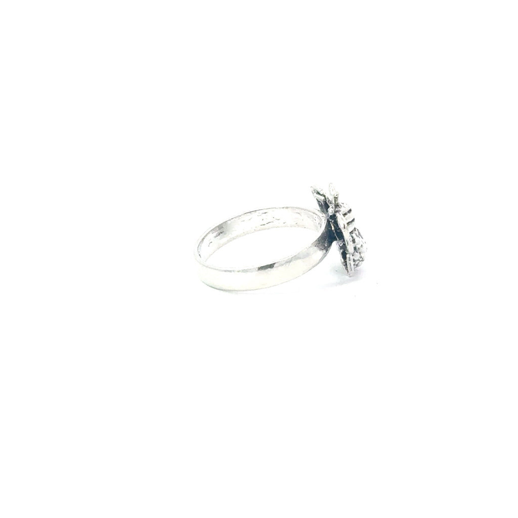 Sterling silver bee ring