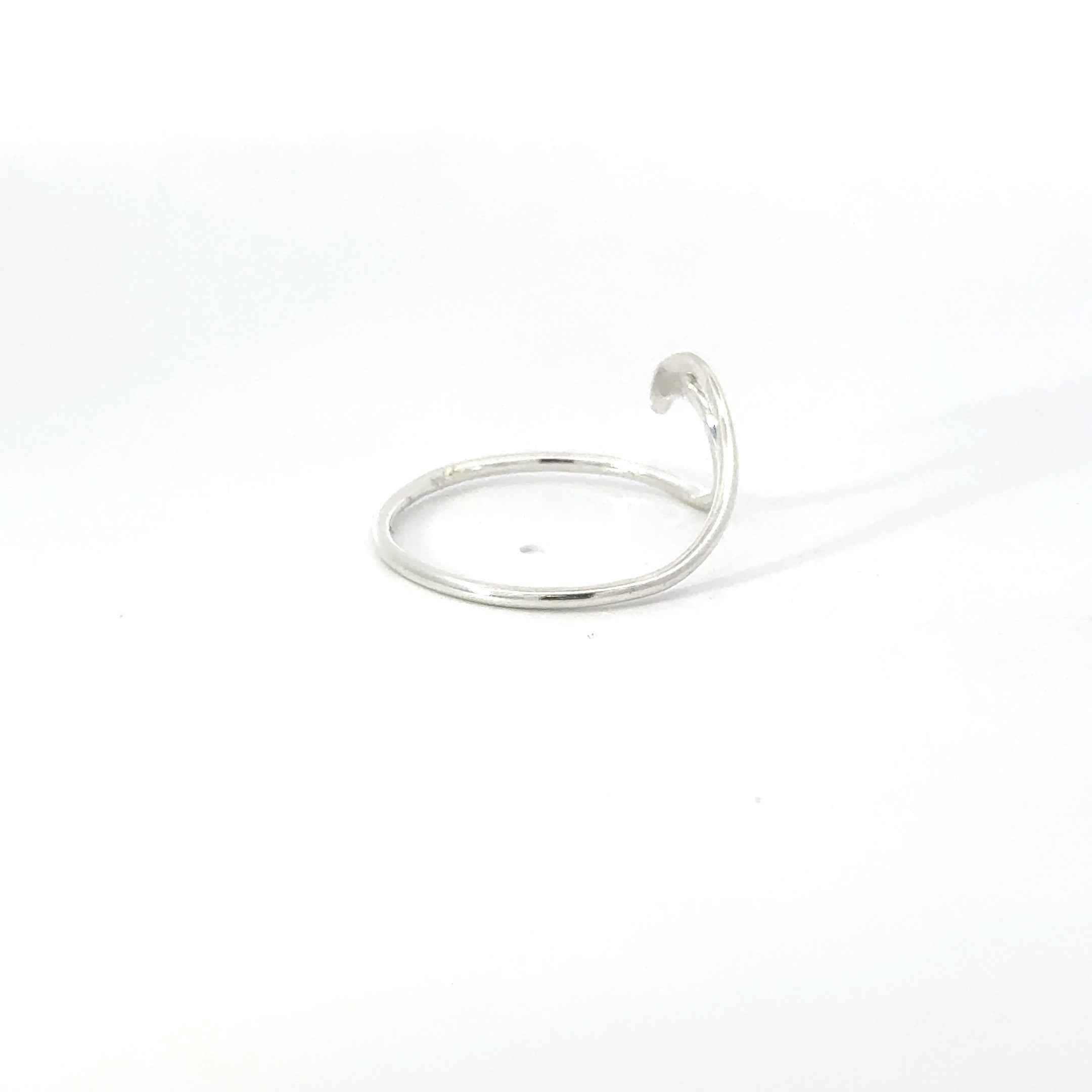 WAVE STERLING SILVER RING