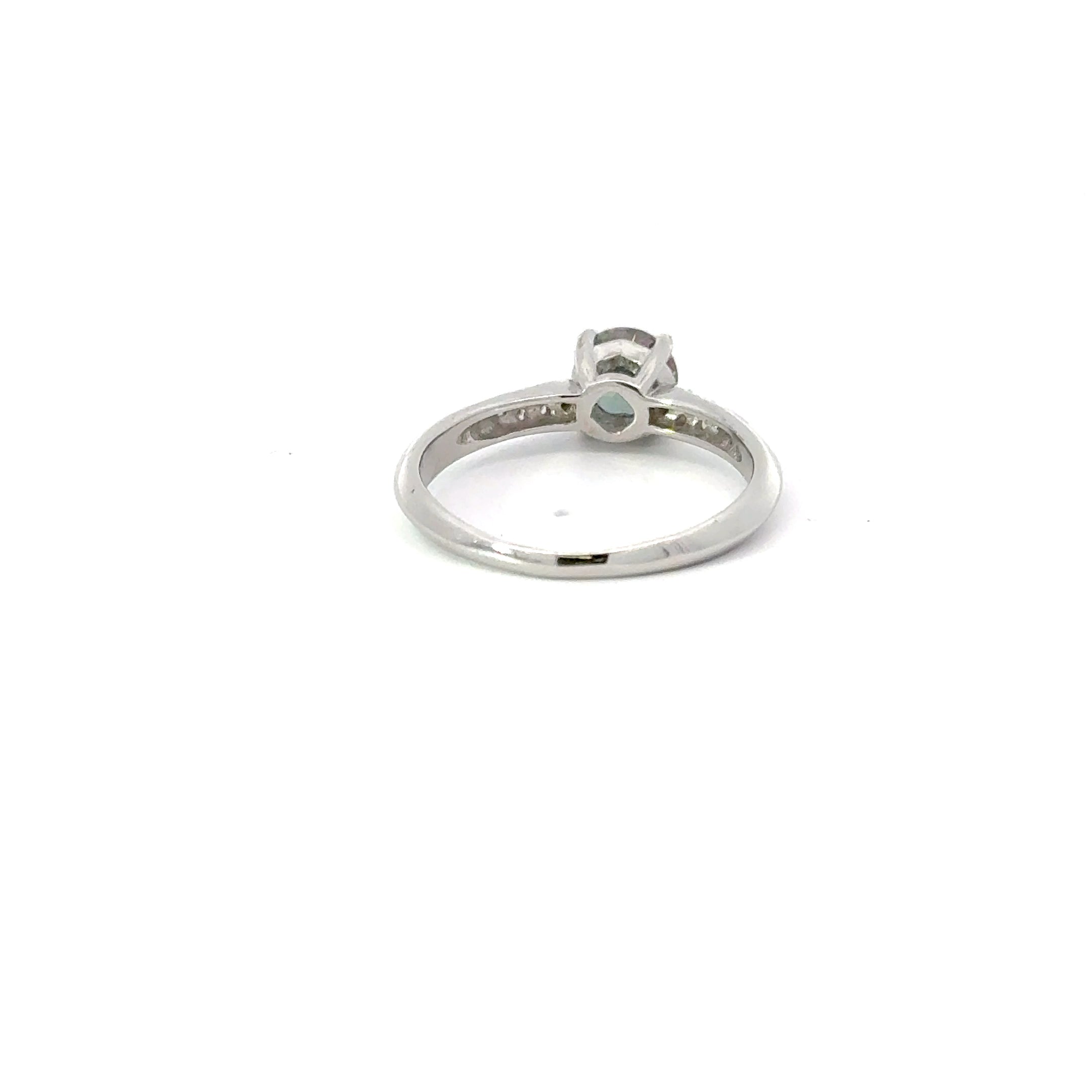 Mystic Topaz Cubic Zirconia Sterling Silver Ring (Round)