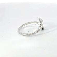 Load image into Gallery viewer, CUBIC ZIRCONIA STERLING SILVER RING (PLANE &amp; STAR)