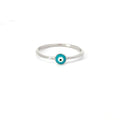 Light Blue Evil Eye RIng