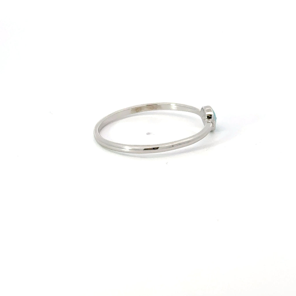 Light Blue Evil Eye RIng