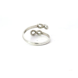 INFINITY STERLING SILVER RING